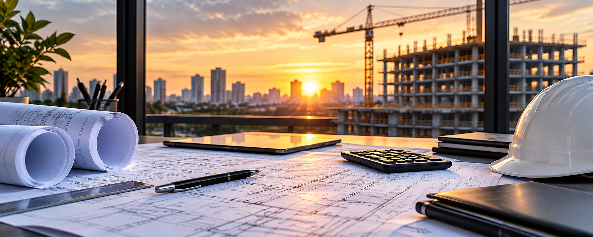 Construction plans and active development project representing FOND project due diligence and risk advisory services
